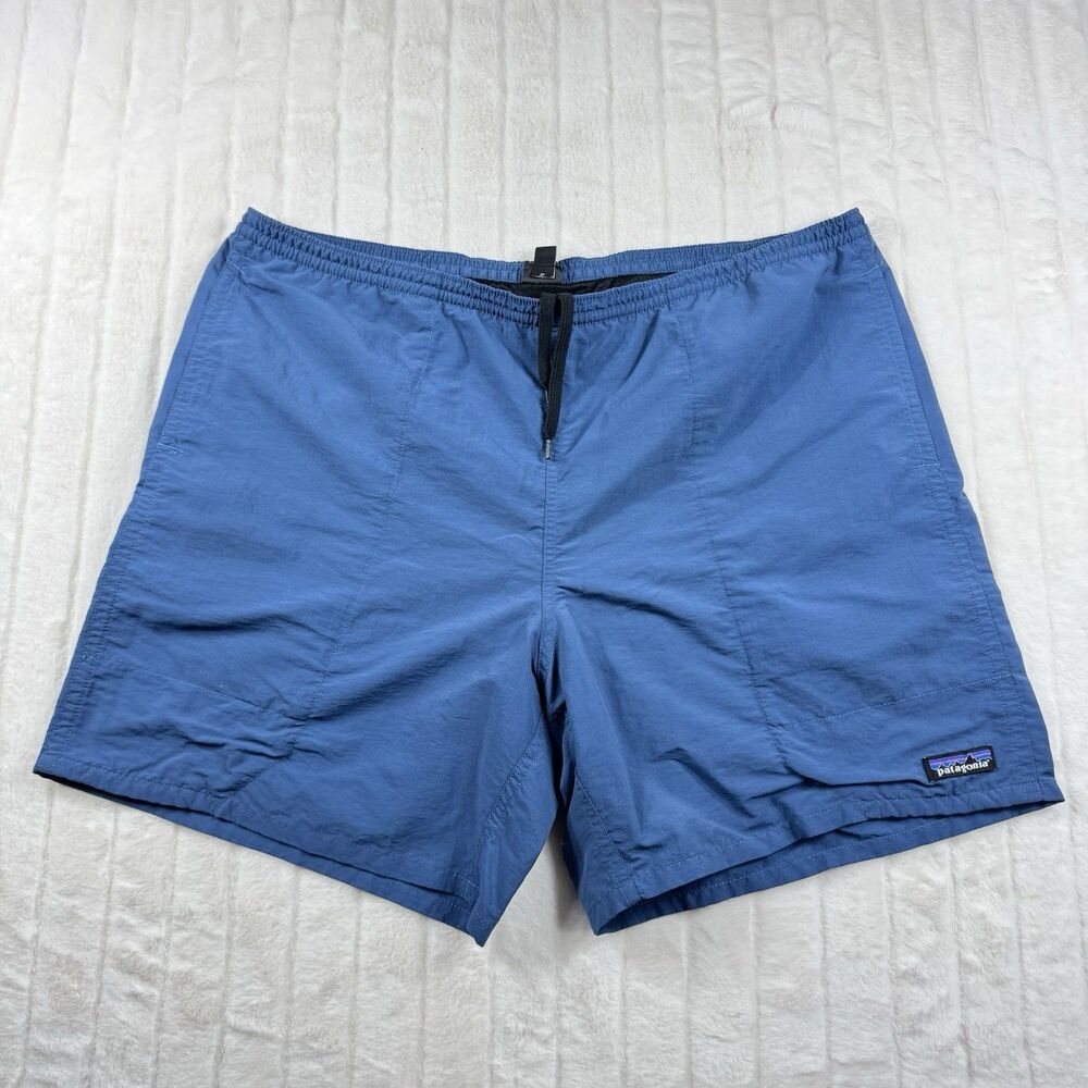 Patagonia Baggies Blue Swim Hiking Athletic Shorts Men's Large 6.5" Inseam Lined